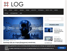 Tablet Screenshot of log.gr